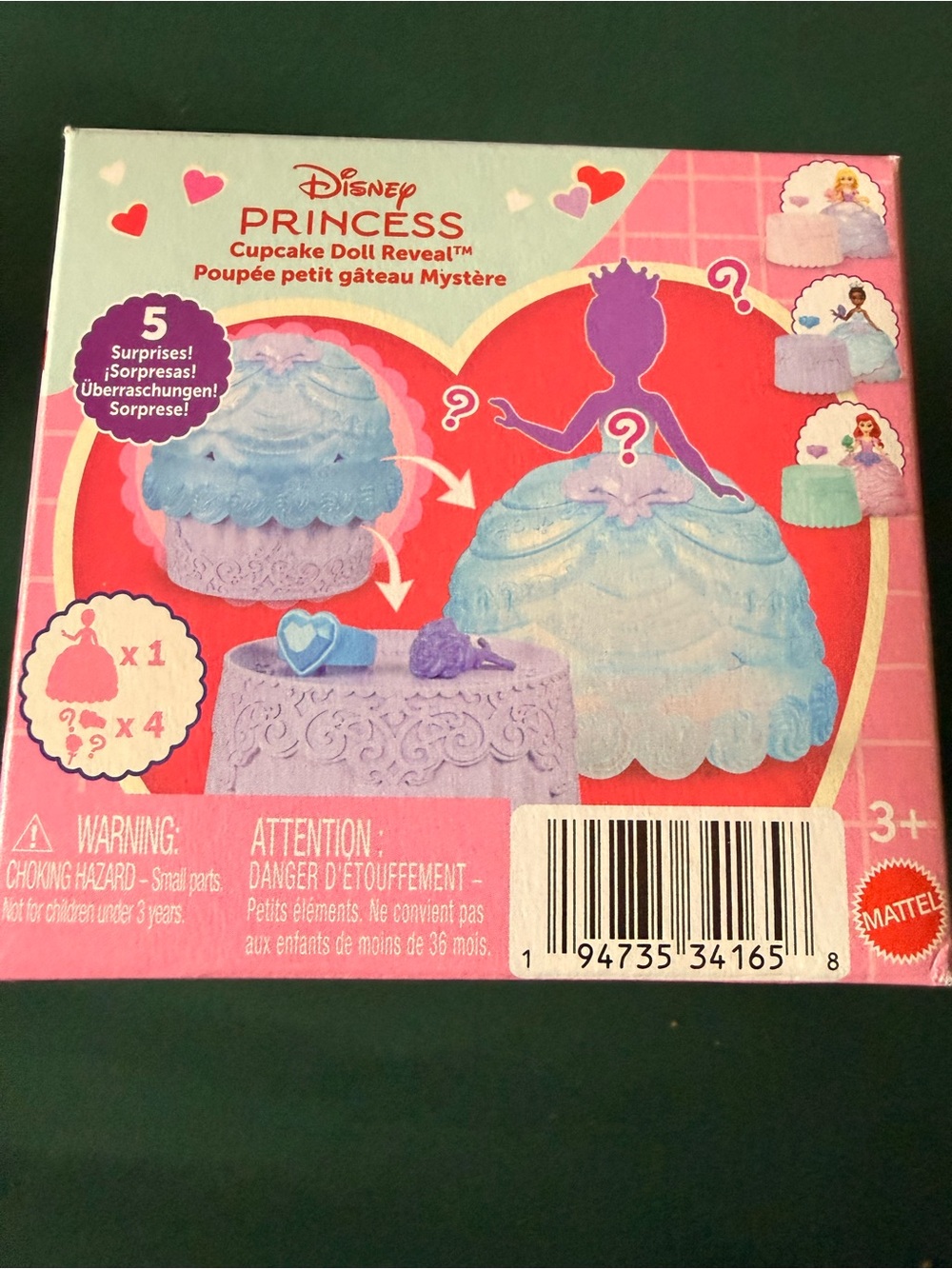 Disney Princess Cupcake Doll Reveal - mystery blind box